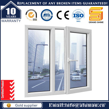 Aluminum Casement Window with Security Grill in Type 50